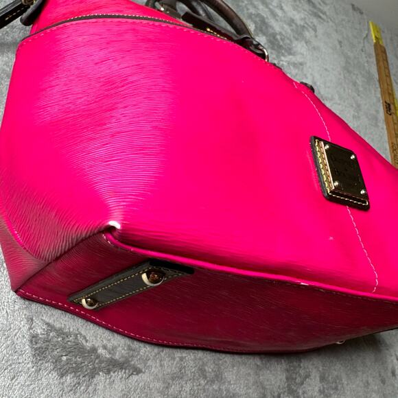 Dooney & Bourke Women’s Handbag Hot Pink Dillen Double Pocket no cross strap - Picture 7 of 12